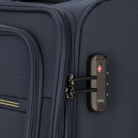 d&n Travel Line 9704 4 Rollen Trolley M 68 cm mit Dehnfalte