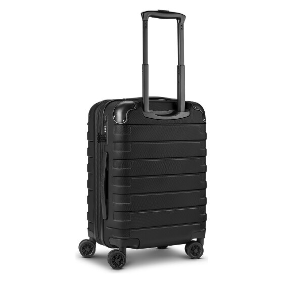 Tonino Lamborghini Milano 4 Rollen Kabinentrolley S 54 cm mit Dehnfalte
