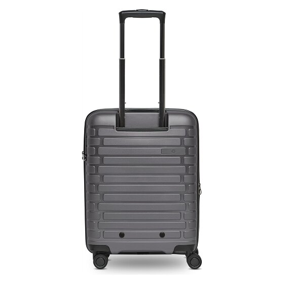 Pactastic Collection 04 THE CABIN + 4 Rollen Kabinentrolley S 55 cm mit Dehnfalte