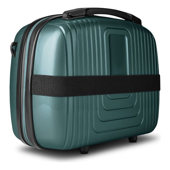 Redolz Essentials 14 Kofferset 2 tlg. Kabinentrolley mit Dehnfalte + Beautycase