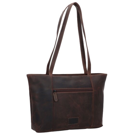 Jack Kinsky Baltimore 18 Schultertasche Leder 34 cm