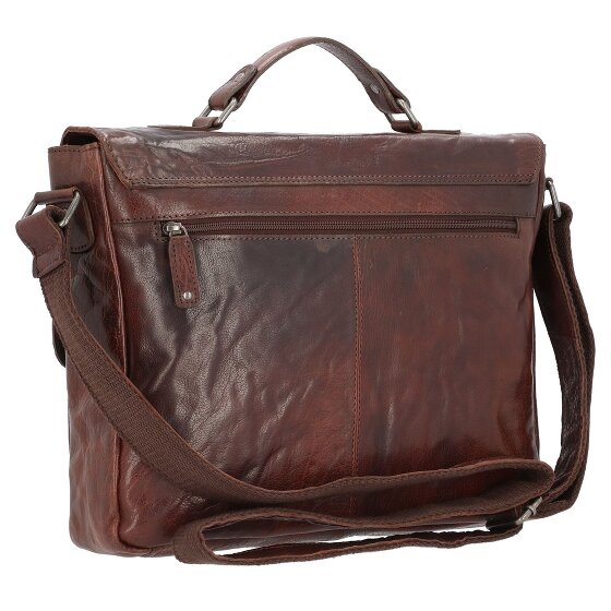Pride and Soul Baggie Aktentasche Leder 35 cm Laptopfach