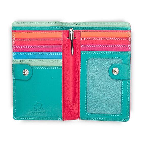 Mywalit Geldbörse RFID Schutz Leder 8 cm