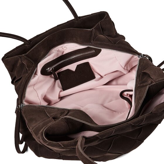 LES VISIONNAIRES Mrs. Bella Schultertasche Leder 40 cm