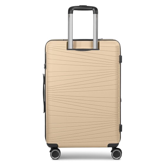 Franky Dallas 3.0 4 Rollen Trolley M 65 cm mit Dehnfalte