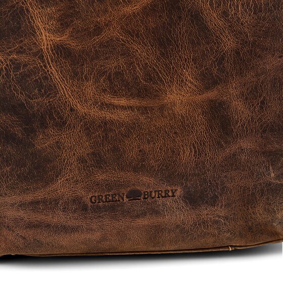 Greenburry Vintage Schultertasche Leder 37 cm
