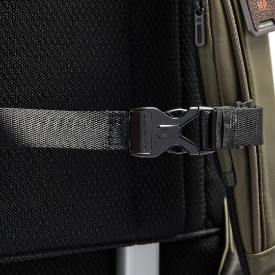 Piquadro Urban Daypack RFID Schutz Leder 46 cm Laptopfach