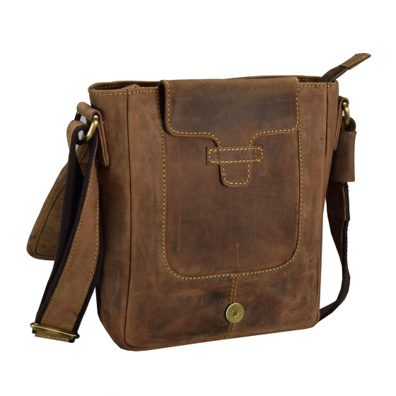 Greenburry Vintage Umhängetasche Leder 23 cm