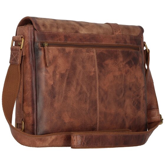 Greenland Nature Mascu & Line Umhängetasche Leder 30 cm