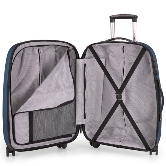 Gabol Paradise XP 4 Rollen Trolley M 67 cm mit Dehnfalte