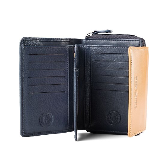 Greenburry Nappa Geldbörse RFID Schutz Leder 14 cm