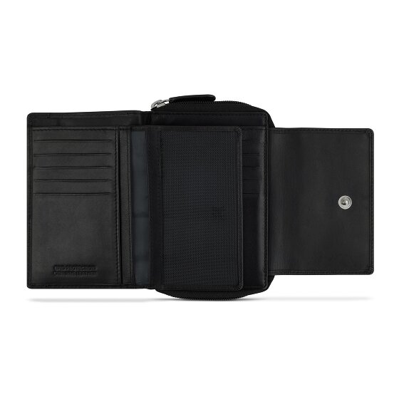 mano Don Andrea Geldbörse RFID Schutz Leder 14 cm