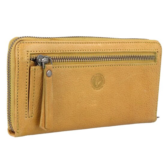 Greenburry Vintage Washed Geldbörse Leder 19 cm