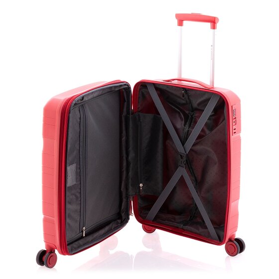 Gladiator 3800 4 Rollen Kabinentrolley 55 cm mit Dehnfalte