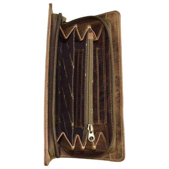 Greenburry Vintage Geldbörse Leder 18 cm