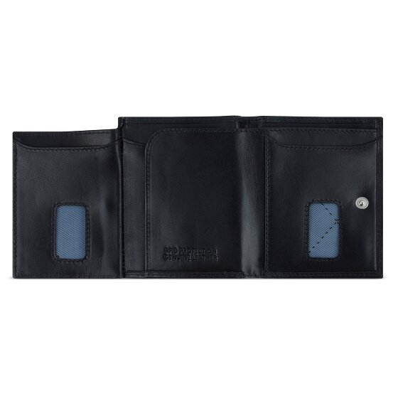 bugatti Secure Slim Geldbörse RFID Schutz Leder 8 cm