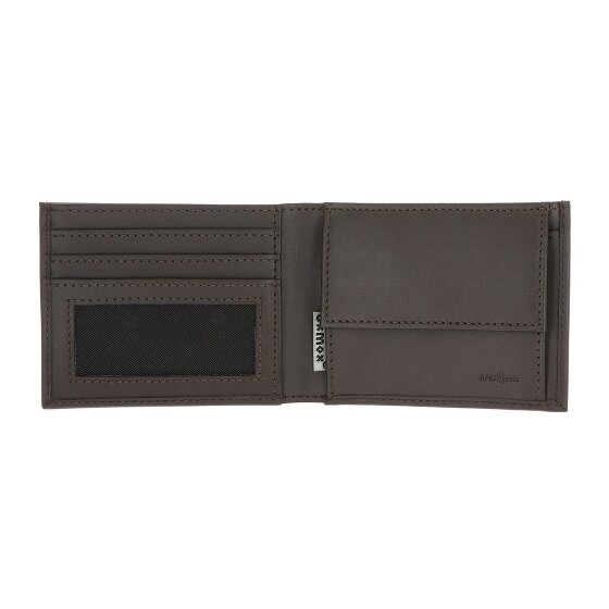oxmox Leather Geldbörse RFID Schutz Leder 11 cm
