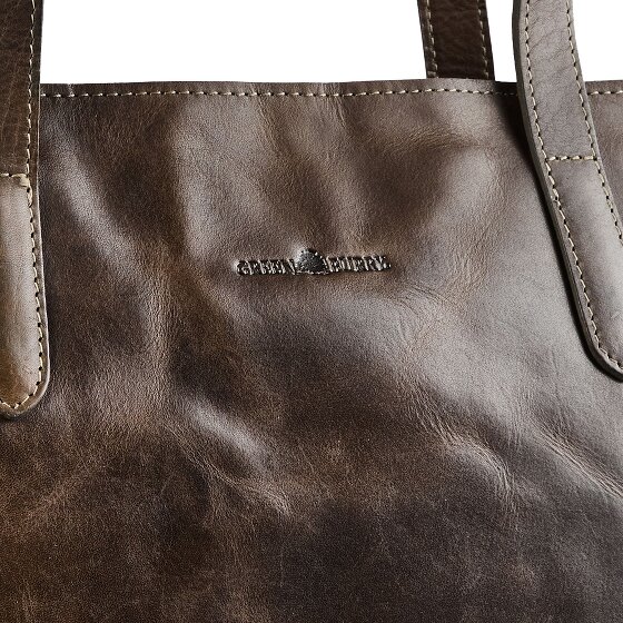 Greenburry Newport Schultertasche Leder 33 cm Laptopfach