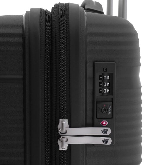 Gladiator 0800 4 Rollen Kabinentrolley 55 cm mit Dehnfalte