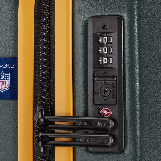 Travelite travelite x NFL 4 Rollen Kofferset 3-teilig mit Dehnfalte