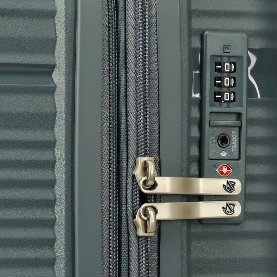 Gladiator 0800 4 Rollen Trolley 55 cm mit Dehnfalte