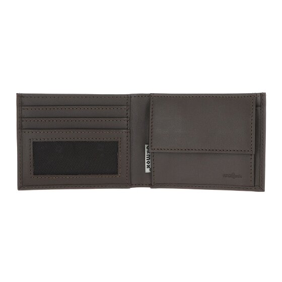 oxmox Leather Geldbörse RFID Schutz Leder 11 cm