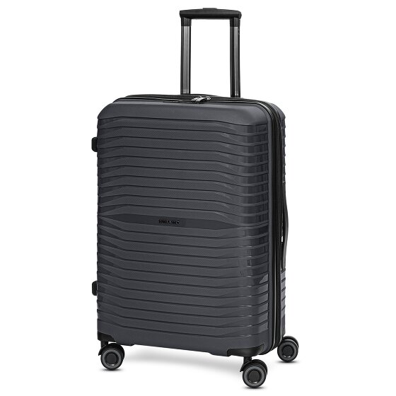 Stratic Shine 4 Rollen Trolley 65 cm mit Dehnfalte