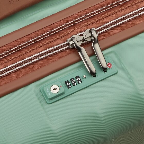 Delsey Paris Carrousel 2 4 Rollen Trolley 68 cm mit Dehnfalte