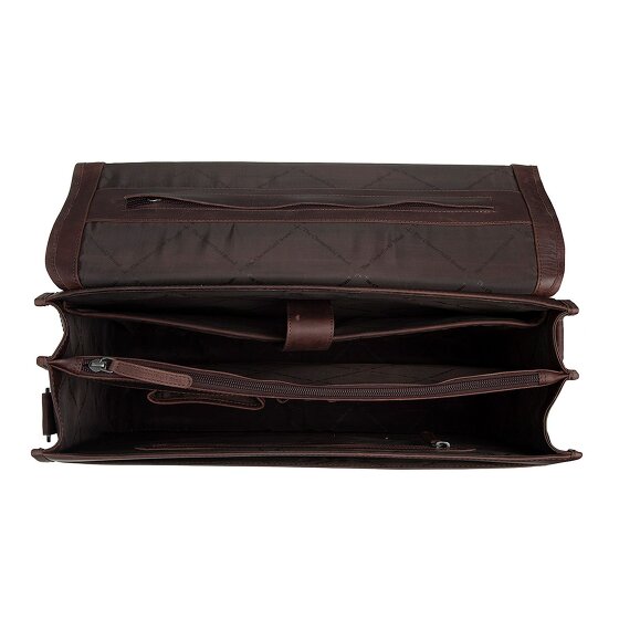 The Chesterfield Brand Glenwood Aktentaschen Messenger Leder 42 cm Laptopfach