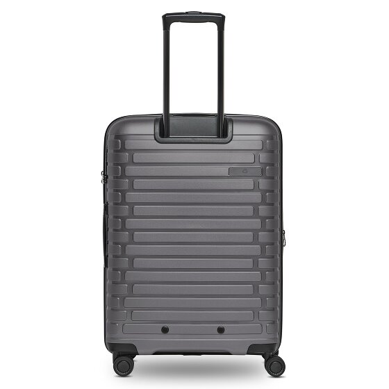 Pactastic Collection 04 THE MEDIUM + 4 Rollen Trolley M 66 cm mit Dehnfalte