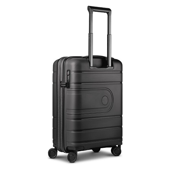Redolz Essentials 11 4 Rollen Kabinentrolley 55 cm mit Dehnfalte