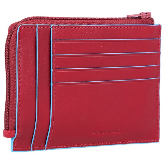 Piquadro Blue Square Kreditkartenetui RFID Schutz Leder 12 cm Geschenkbox