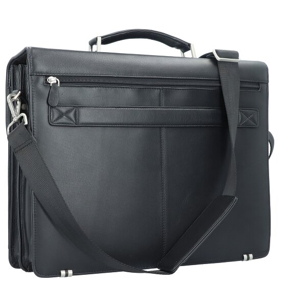 Esquire Oxford Aktentasche Leder 41 cm Laptopfach