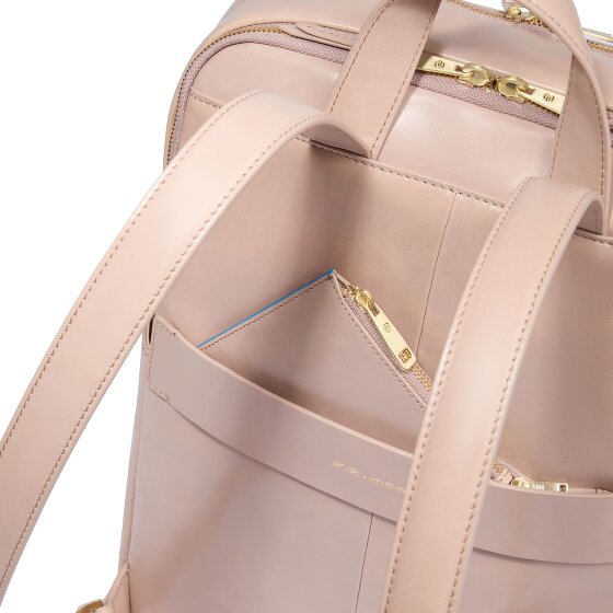 Piquadro Blue Square Daypack RFID Schutz Leder 37 cm Laptopfach