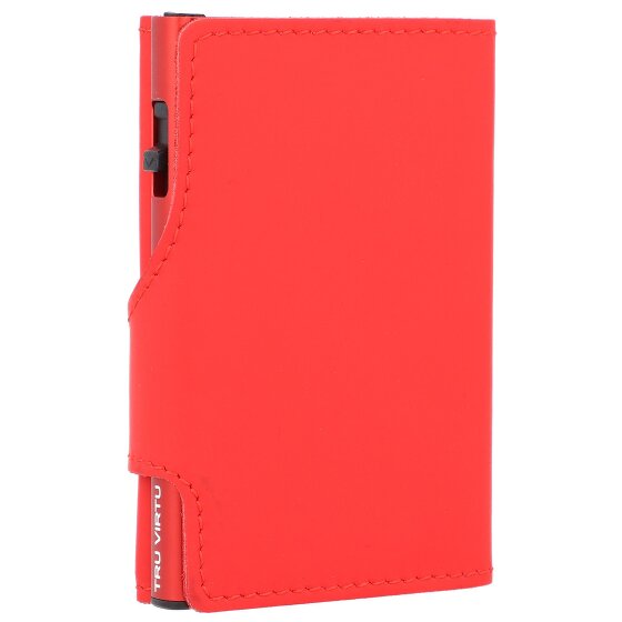 Tru Virtu Click & Slide Kreditkartenetui Geldbörse RFID Leder 6,5 cm