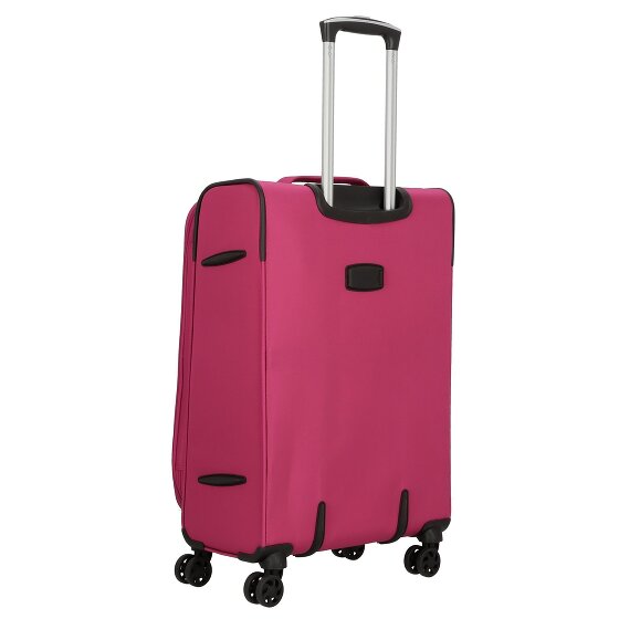 d&n Travel Line 6764 4 Rollen Trolley 65 cm mit Dehnfalte