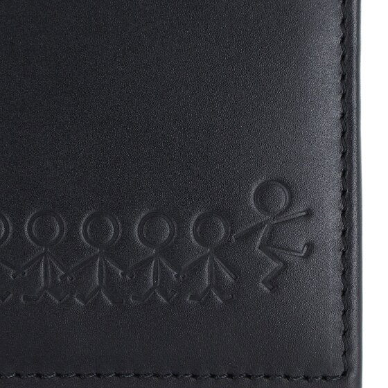 oxmox Leather Geldbörse RFID Schutz Leder 12 cm