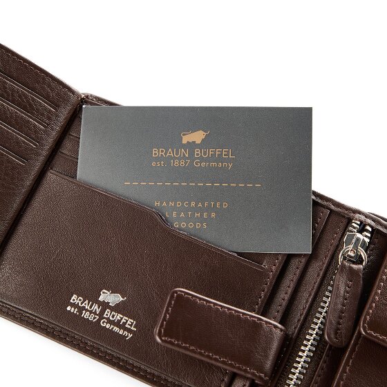 Braun Büffel Golf 3.0 Geldbörse RFID Schutz Leder 12 cm
