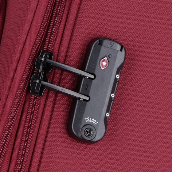 d&n Travel Line 9704 4 Rollen Trolley M 68 cm mit Dehnfalte