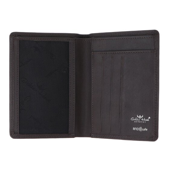 Golden Head Polo Ausweisetui RFID Leder 9 cm