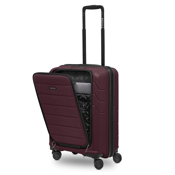 Redolz Essentials 17 4-Rollen Kabinentrolley 55 cm Soft-Pocket Laptopfach