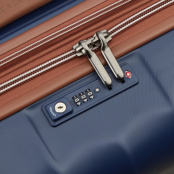 Delsey Paris Carrousel 2 4 Rollen Trolley 77 cm mit Dehnfalte