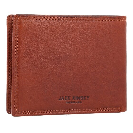 Jack Kinsky Montreal Geldbörse RFID Schutz Leder 12 cm