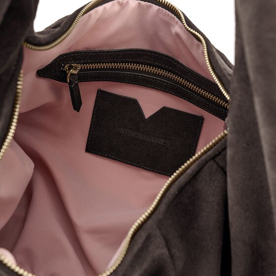 LES VISIONNAIRES Greta Essential Schultertasche Leder 43 cm