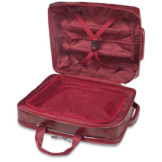 Piquadro Blue Square 2-Rollen Businesstrolley Leder 51 cm Laptopfach