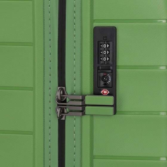 Travelite Mooby 4 Rollen Kofferset 3-teilig mit Dehnfalte