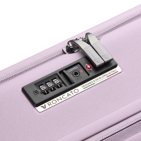 Roncato Florence 4-Rollen Kabinentrolley 55 cm mit Dehnfalte Laptopfach