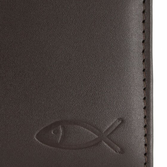 oxmox Leather Geldbörse RFID Schutz Leder 12 cm