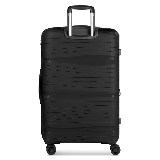 d&n Travel Line 4300-Plus 4 Rollen Trolley L 76 cm mit Dehnfalte