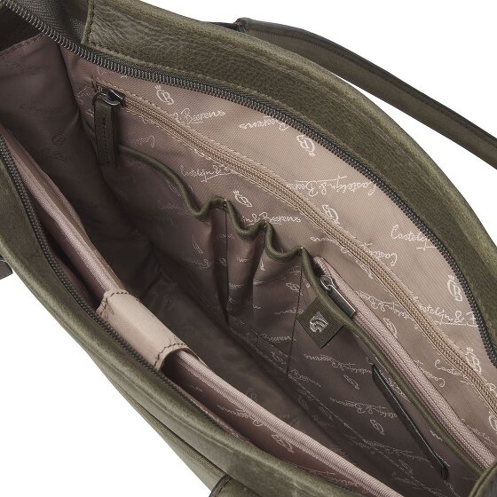 Castelijn & Beerens Carisma Schultertasche RFID Schutz Leder 39 cm Laptopfach